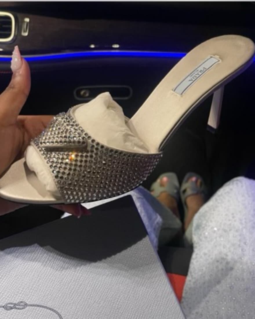 Bedazzled Prada Heels (mules)  - Image 2