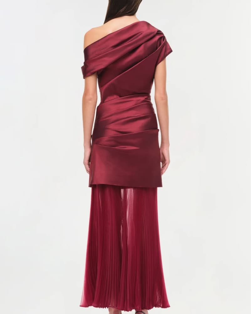 Simkhai Ammalie Taffeta Midi Dress - Image 2