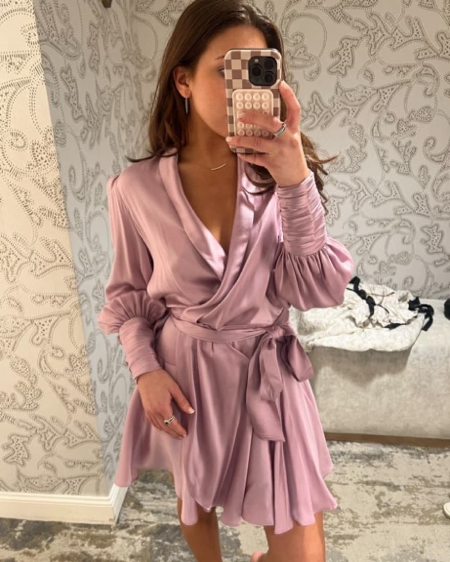 Zimmerman Silk Wrap Dress - Image 2