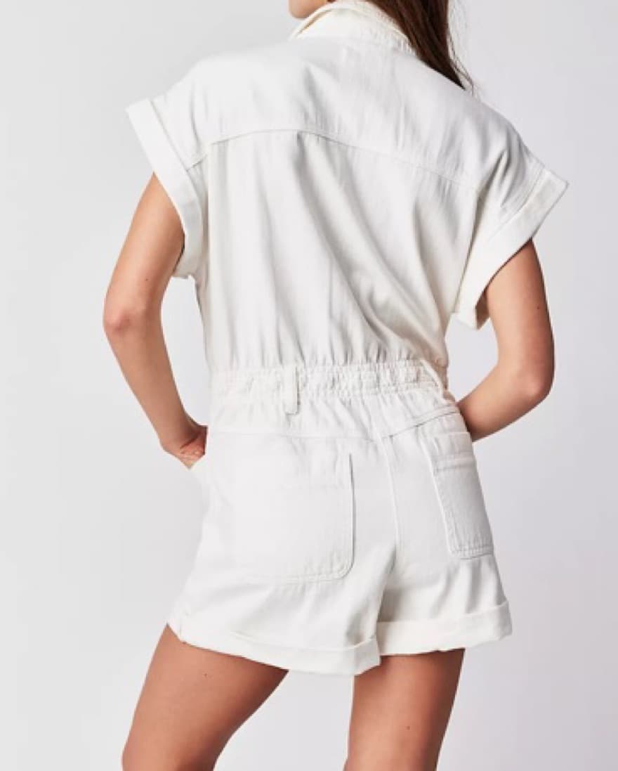 BlankNYC Denim Short Coverall - Image 3