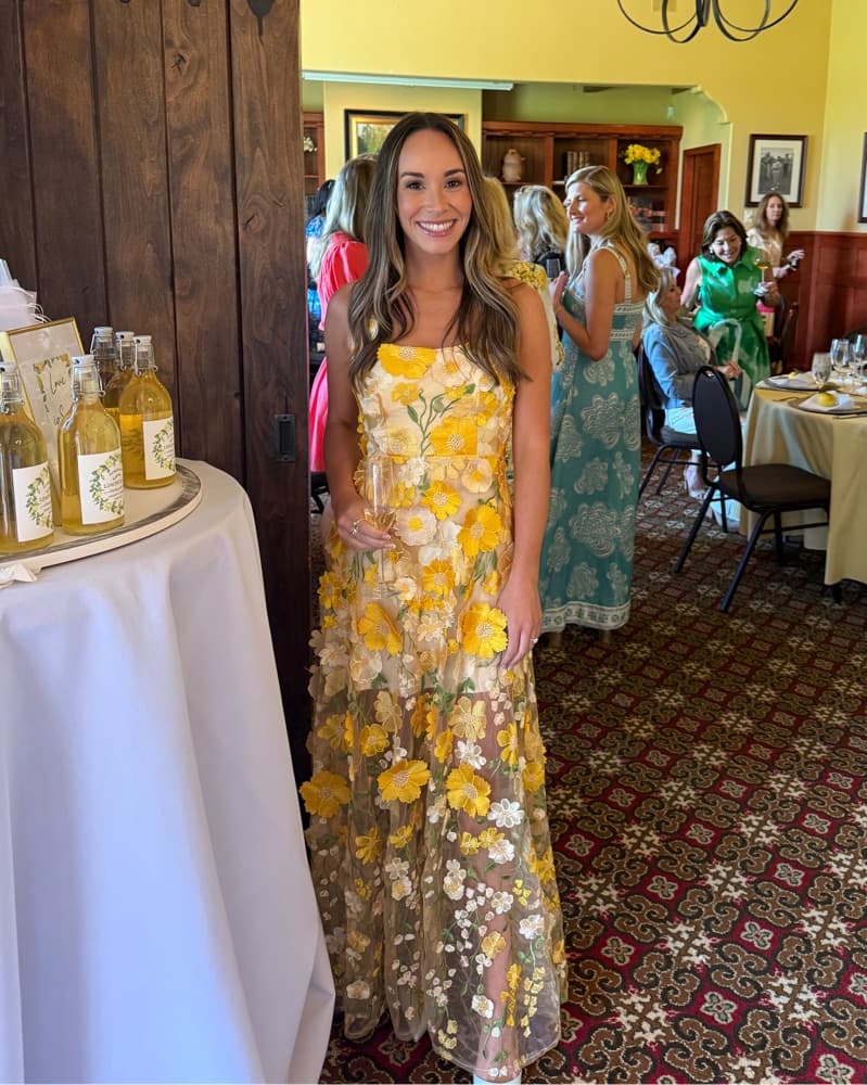 Alamour The Label Yellow Halter Dress - Image 2