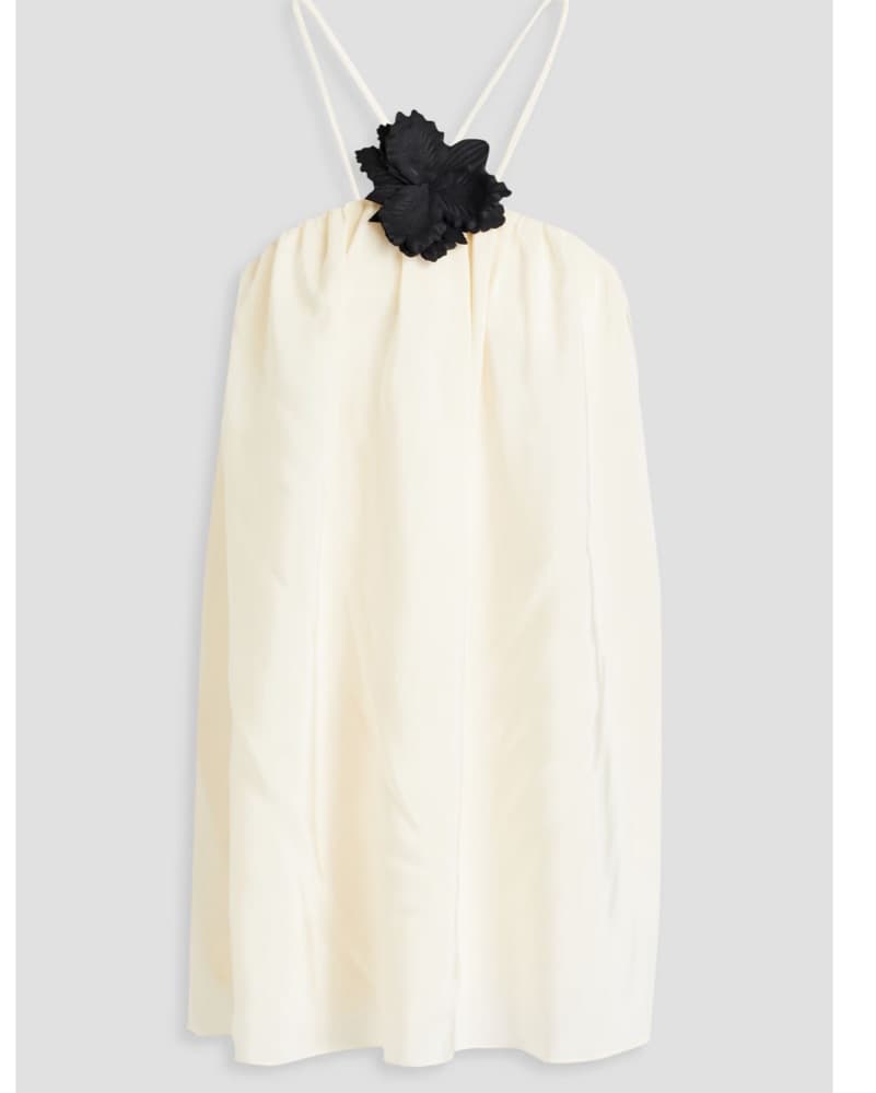 Zimmermann SilkCrepe Floral Appliqué Top - Image 1