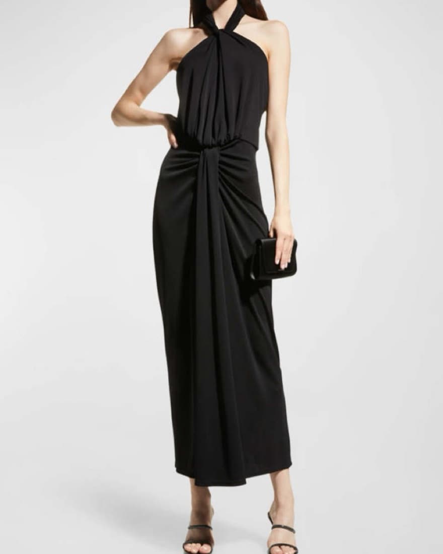 Cinq A Sept Kaily Twist Halter Dress - Image 1