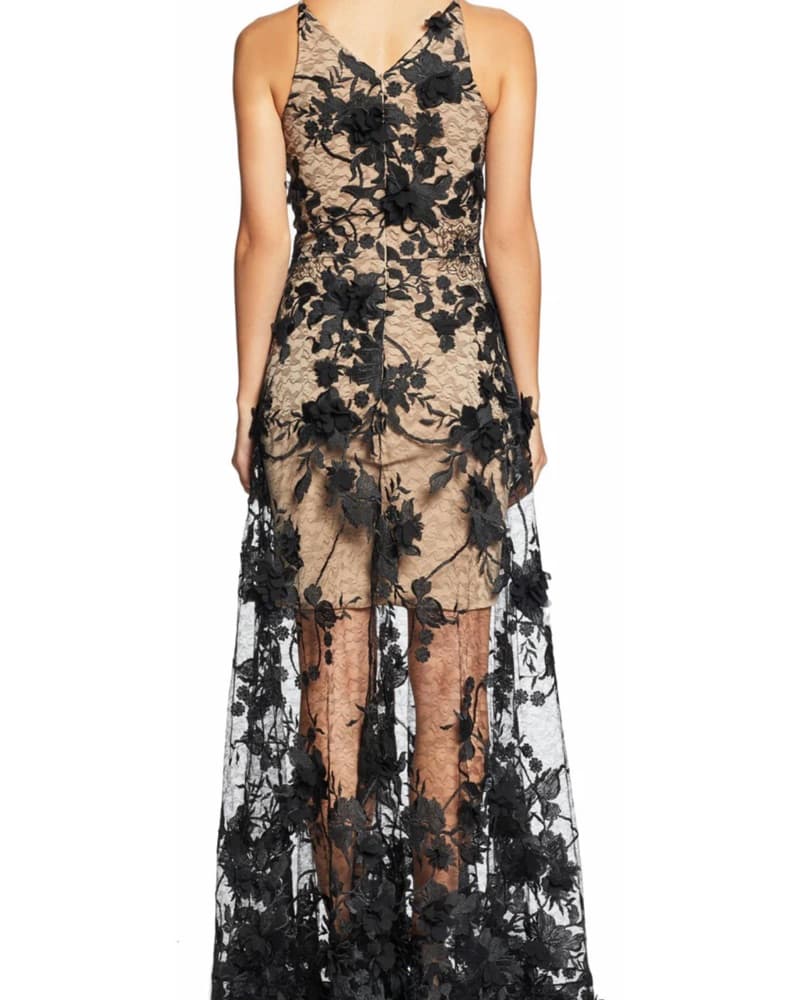Floral Lace Gown - Image 4