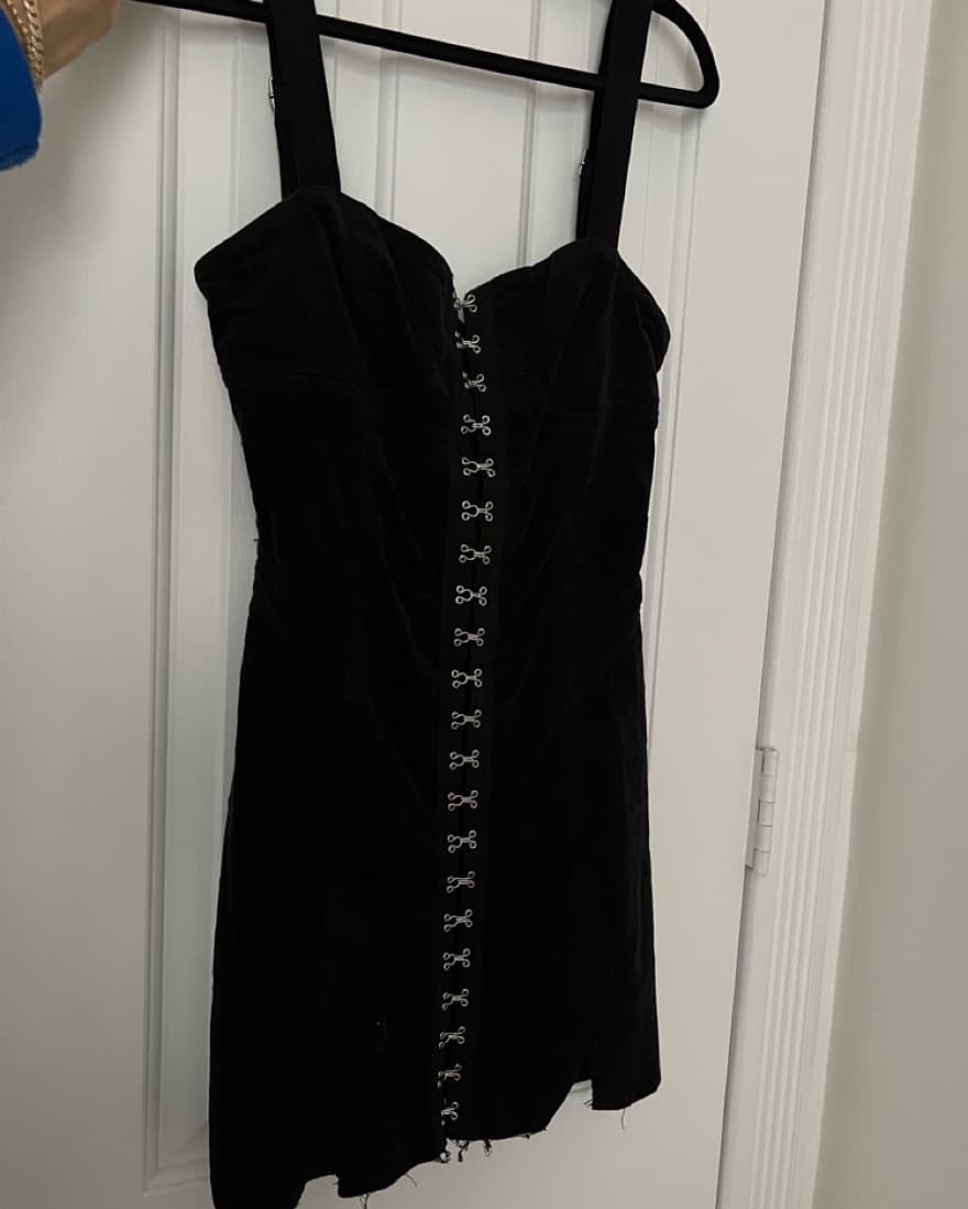 Hook & Eye Black Dress - Image 2