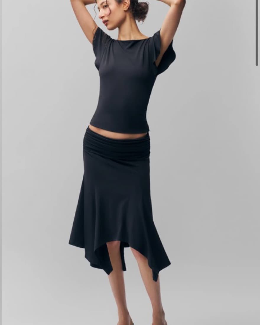 Best Selling GUIZO Soffiano Skirt  - Image 4
