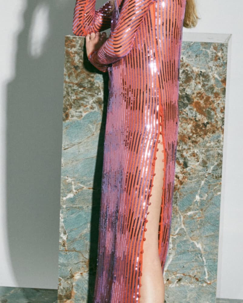 Johanna Ortiz Sequined Formal Dress  - Image 3