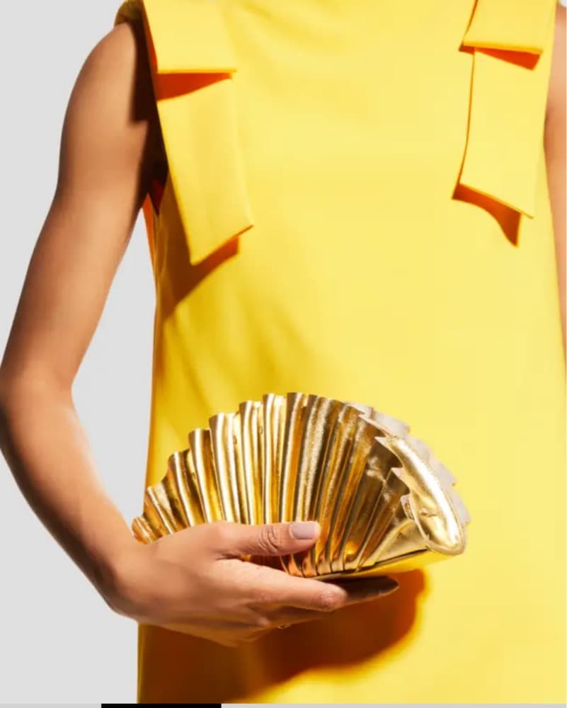 Gold Cult Gaia Shell Clutch - Image 3