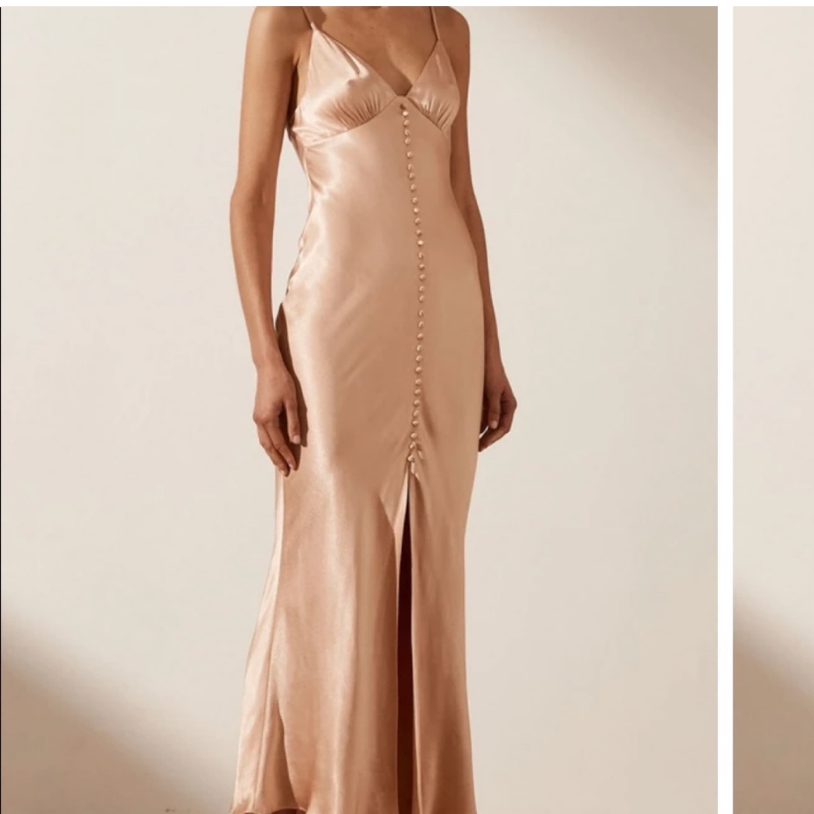 Shona Joy La Lune Bias Slip Dress  - Image 4