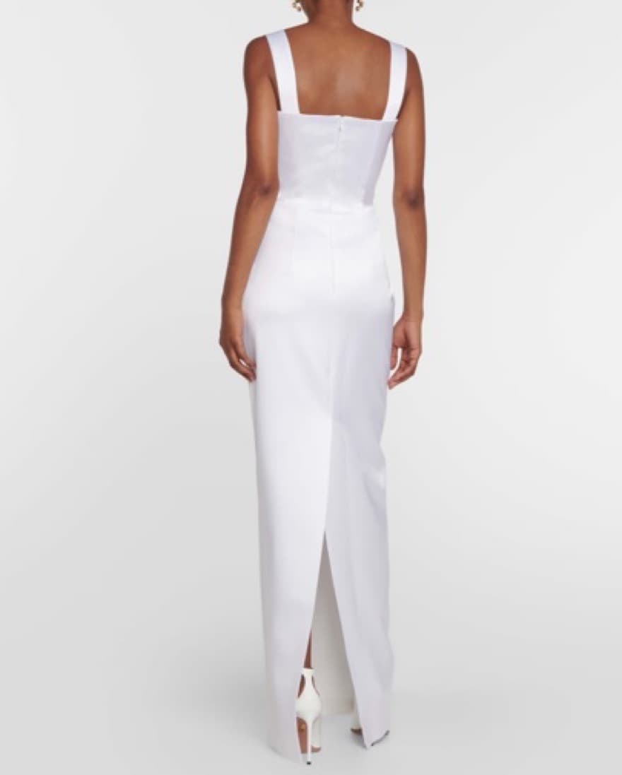 Rasario Tiffany Satin Wedding Gown - Image 6