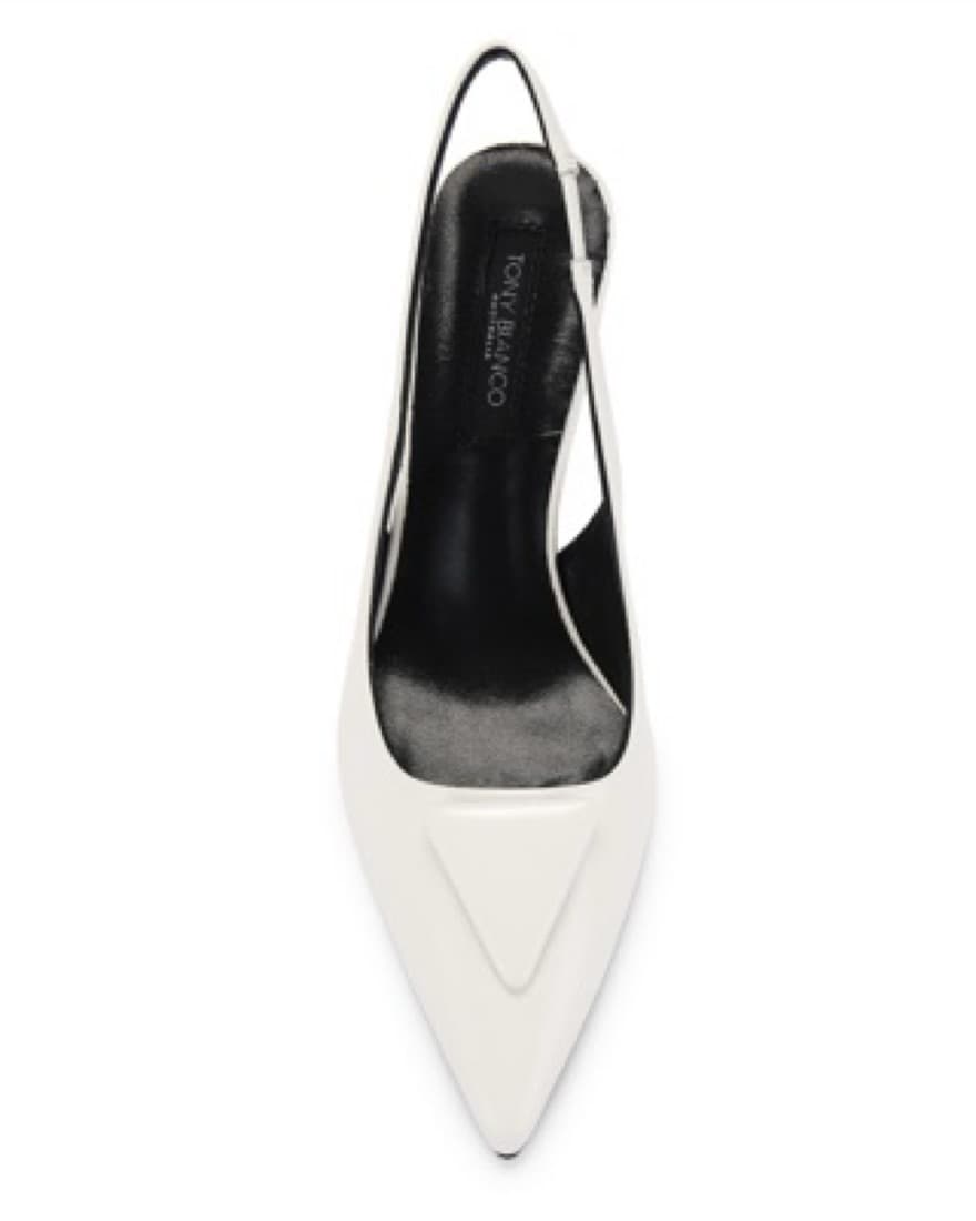White Tony Bianco Bertie Slingback Pump - Image 4