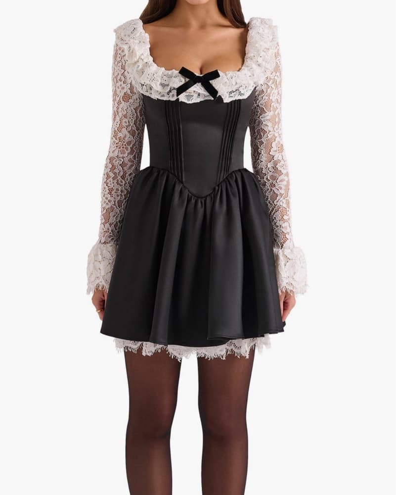 HOUSE OF CB long Sleeve minidress - Image 1