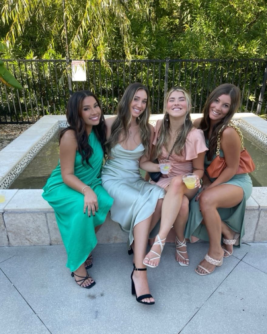 Vici Green One Shoulder Maxi Dress - Image 2
