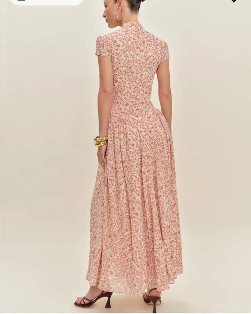 Reformation Maven Floral Midi Dress - Image 4