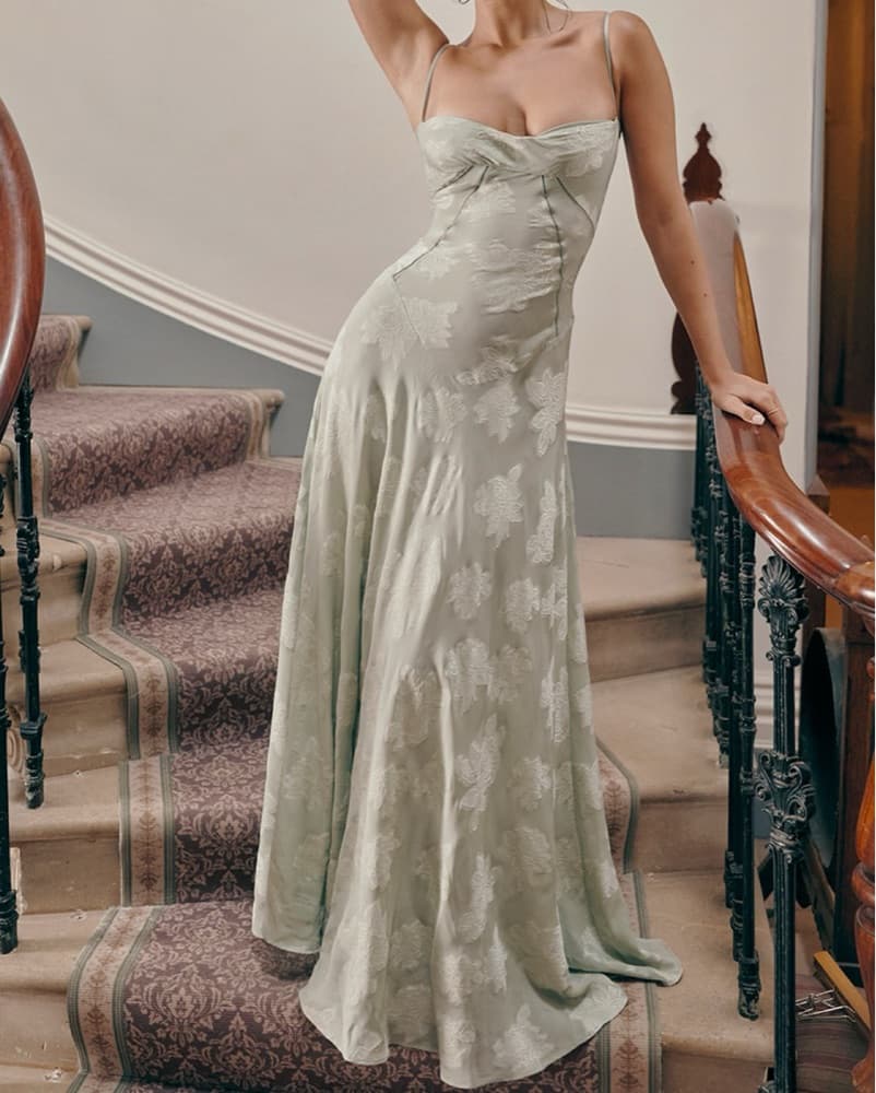 Seren Lace Back Maxi - Image 1