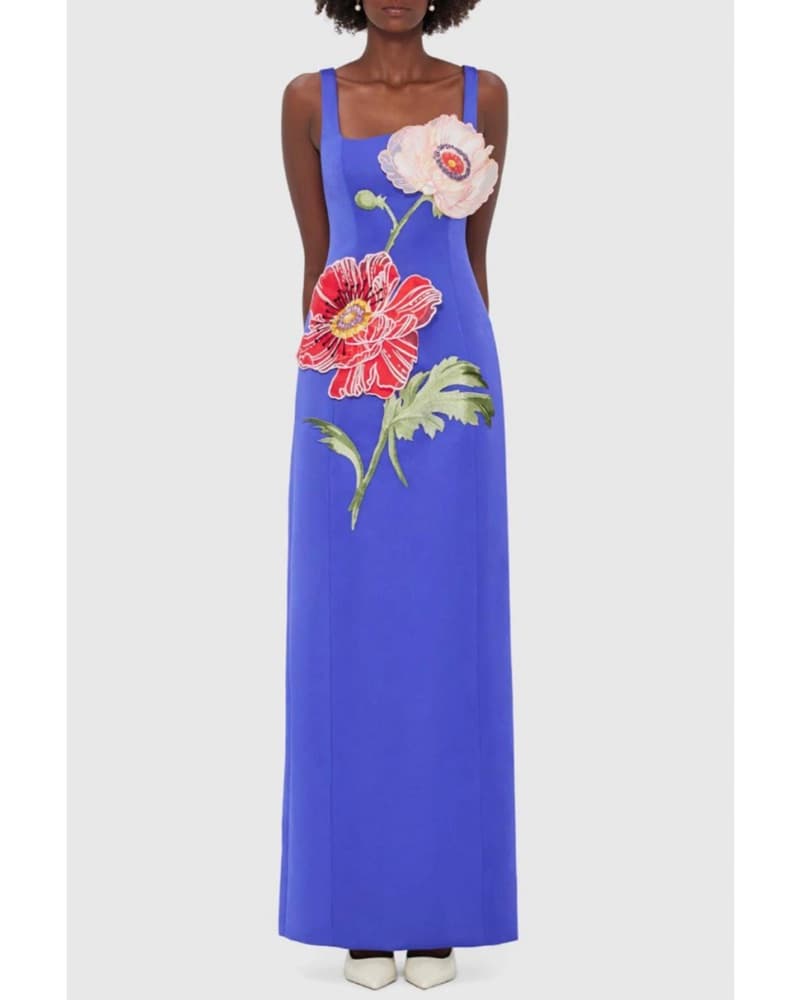Leo Lin Adelina Dress | | Blue Wedding Guest Dress, Blue Bridesmaid Dress, Blue Formal Dress - Image 11