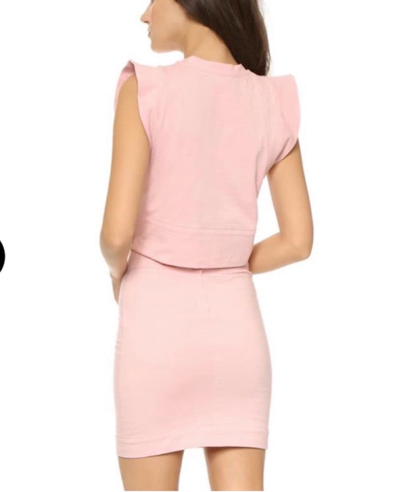 IRO Pink Cut Out Mini Dress - Image 3