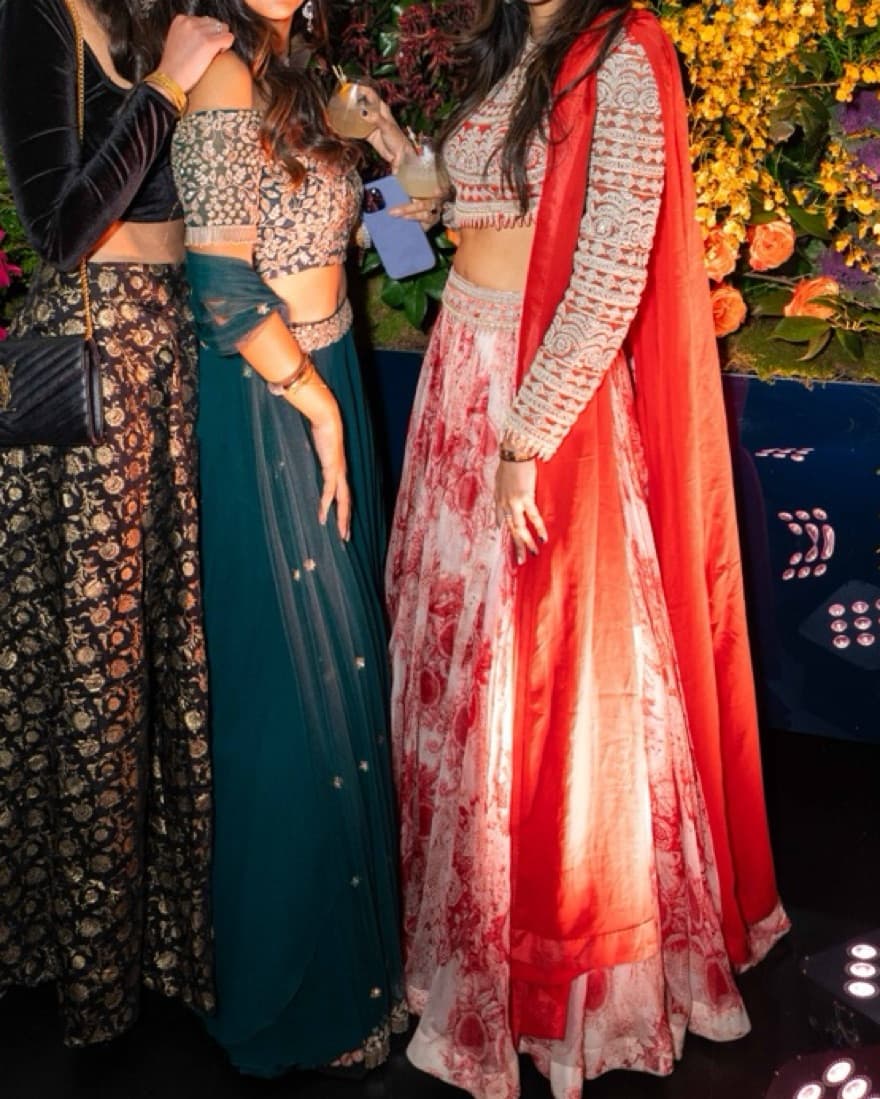 Red Lengha Bhumika Sharma / Kynah - Image 6