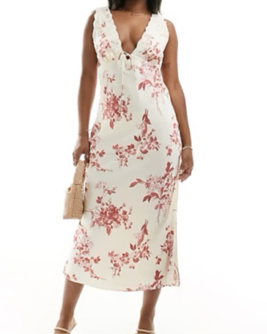 Abercrombie Lace Slip Dress - Image 3
