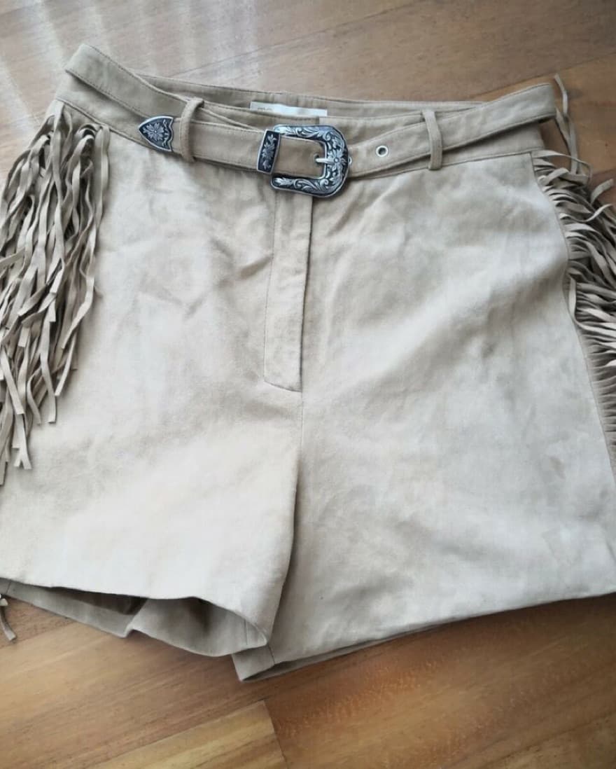 Maje izmir Fringe Shorts - Image 3
