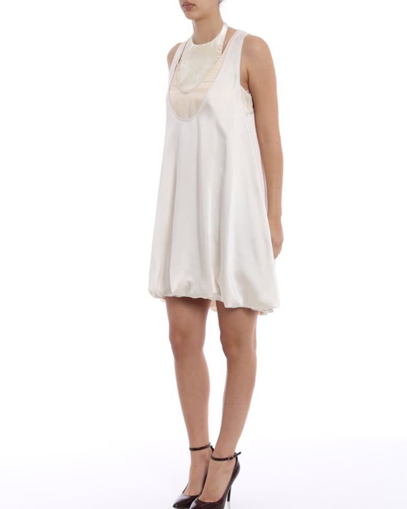 2018 SS Valentino Bubble Dress In White  - Image 3