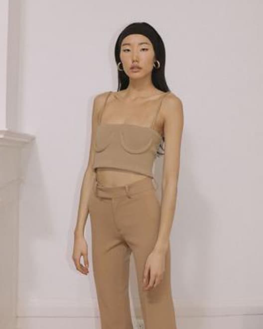 Orseund Iris Underwire Top in Camel - Image 2