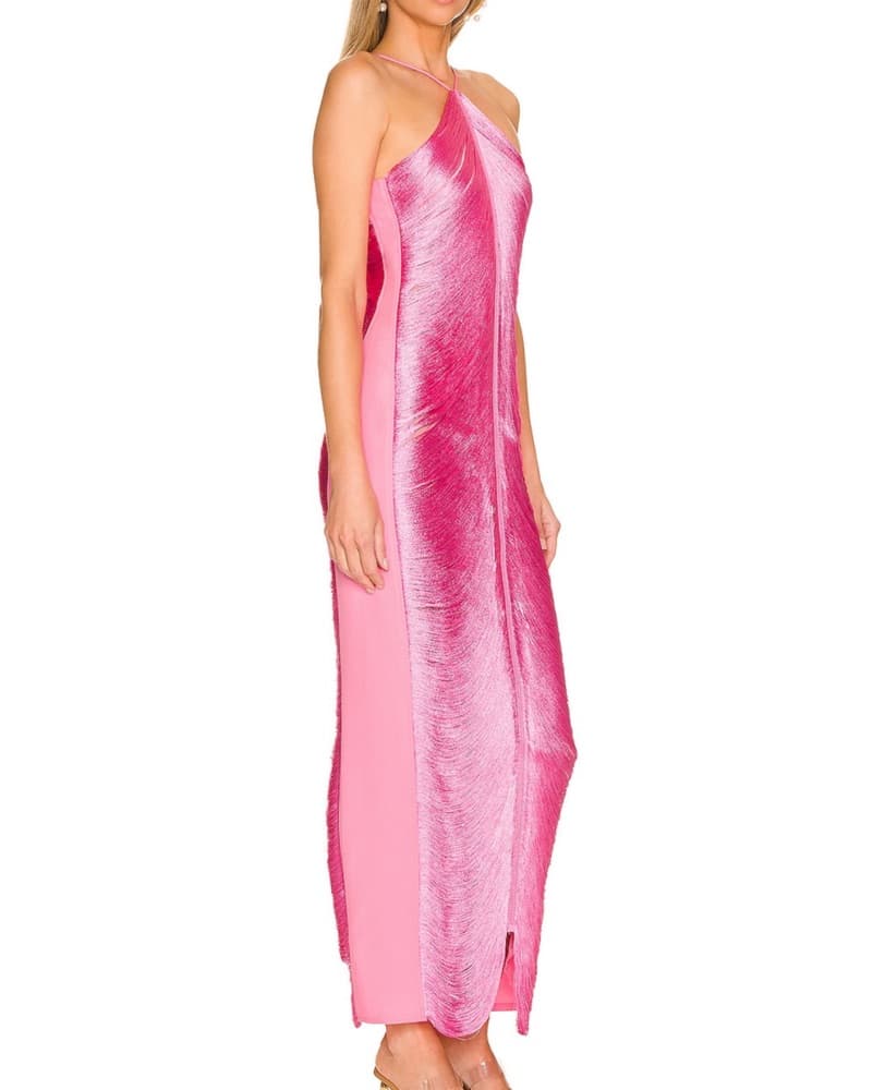 Cult Gaia Pink Renata Gown Dupe XS - Image 2