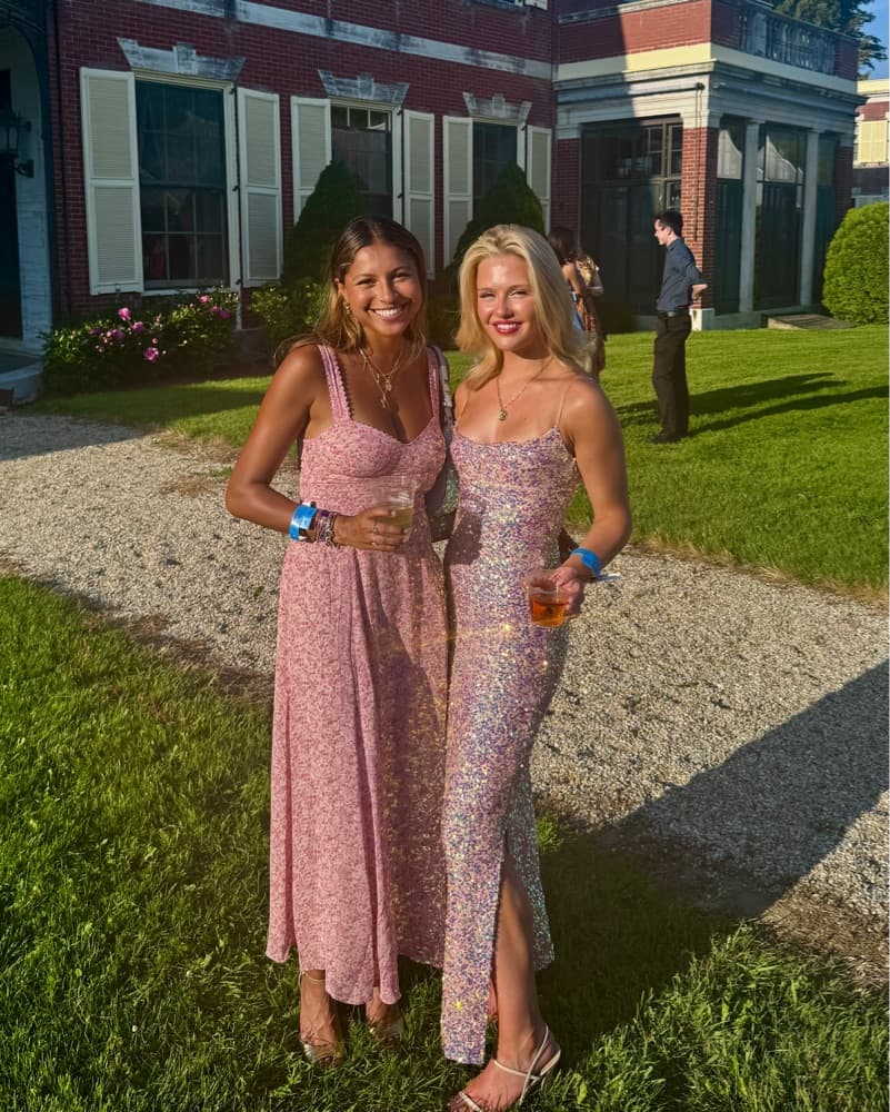 Multicolored Sparkle Sequin Formal Dress - Image 1
