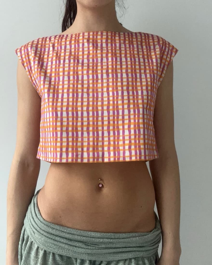 Pink Multicolor Vintage Top - Image 2