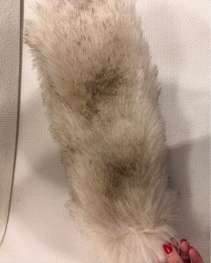 Mink Fur Trim Headband - Image 2