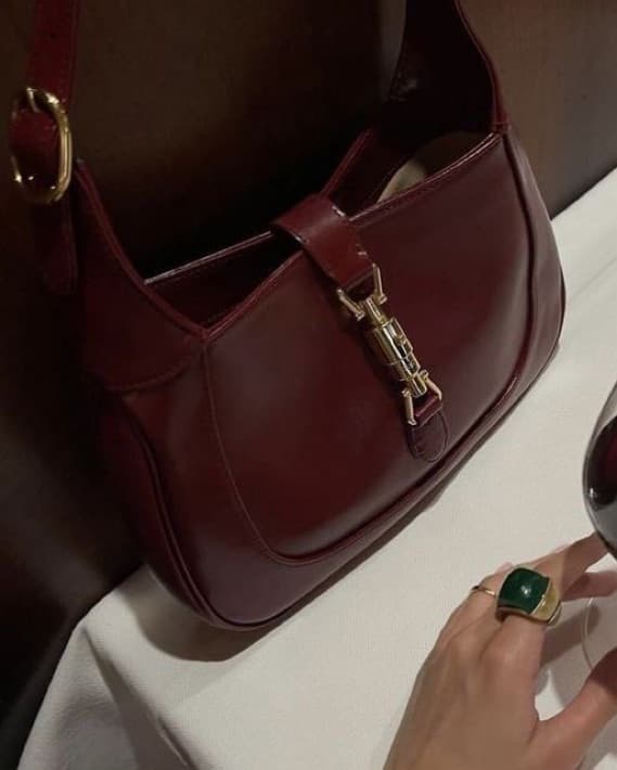 Gucci Jackie - Burgundy - Image 3