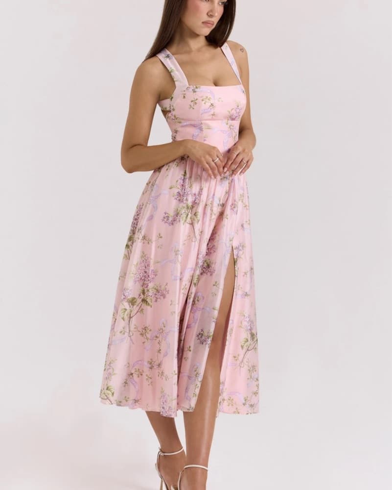 House Of Cb Gorgeous Floral Midi Dress - Image 2