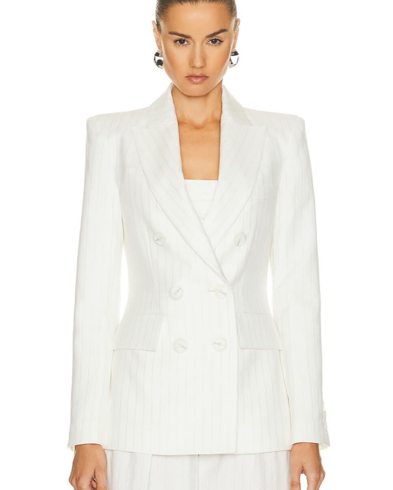 Alex Perry Pinstripe Blazer - Image 1