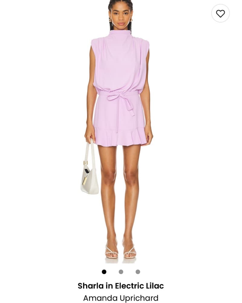 Chic Lilac Mini Dress - Image 2