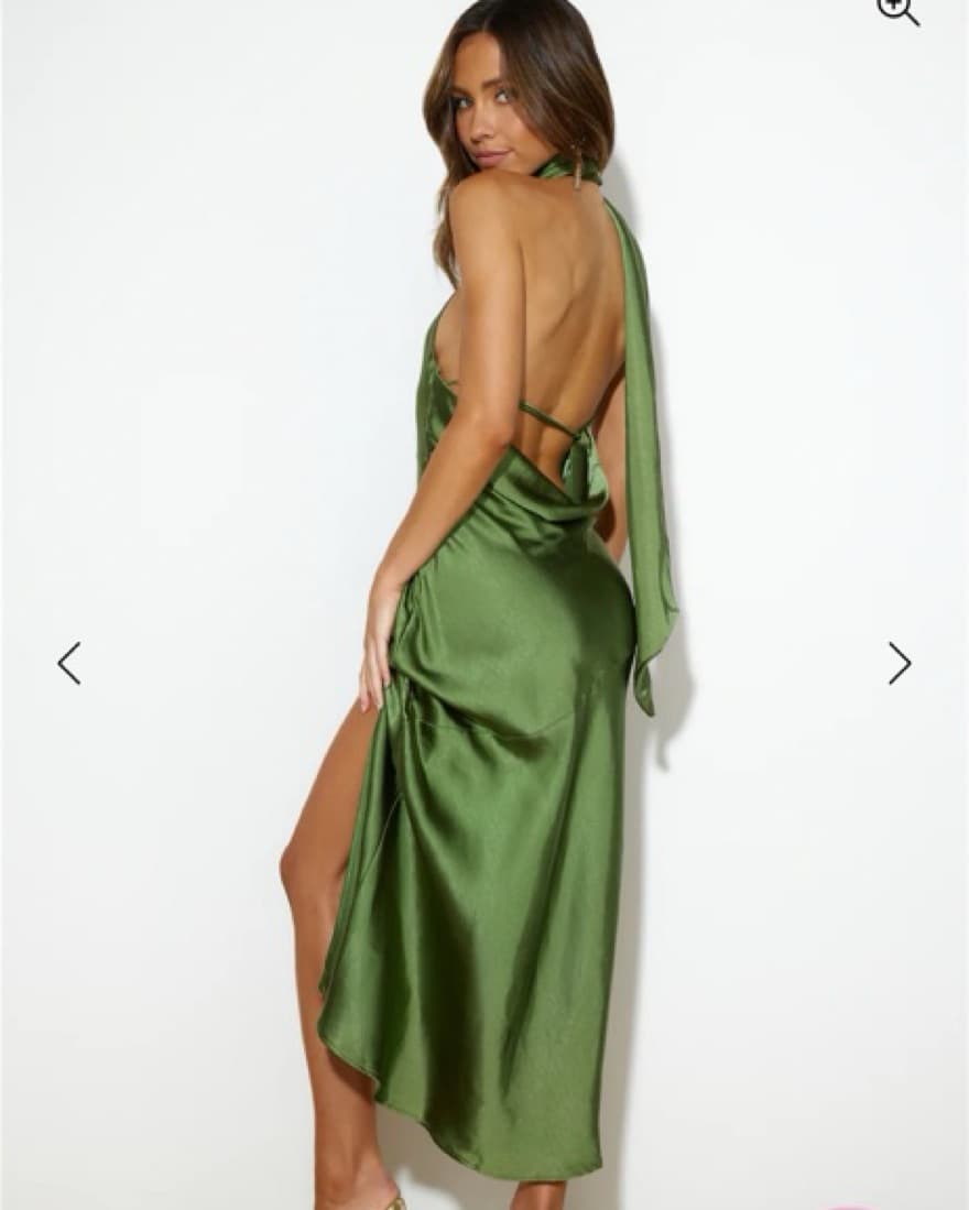 Hello Molly Satin Maxi Dress  - Image 2