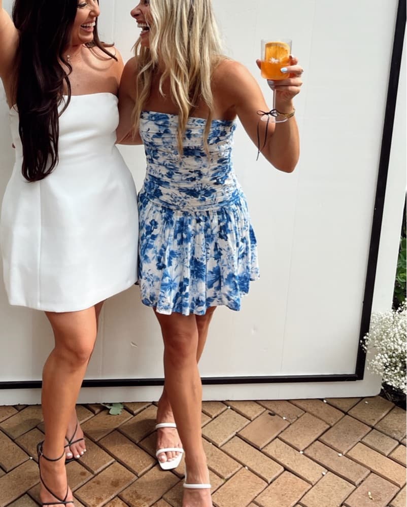 The A&F emerson Drop Waist Mini Dress - Image 2