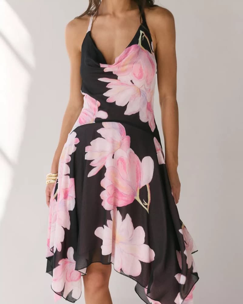 Kimchi Blue Halter Midi Dress - Image 1