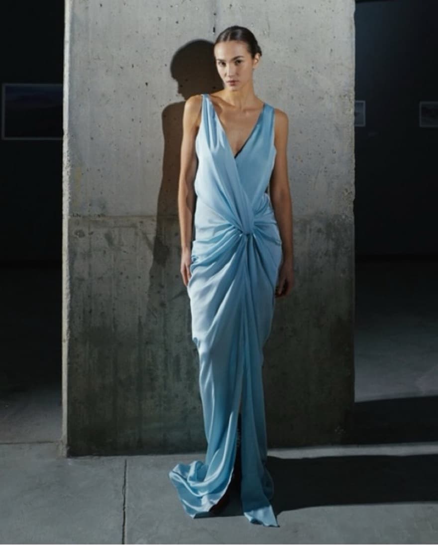 Baobab Liz Maxi Dress In Ice - Image 5