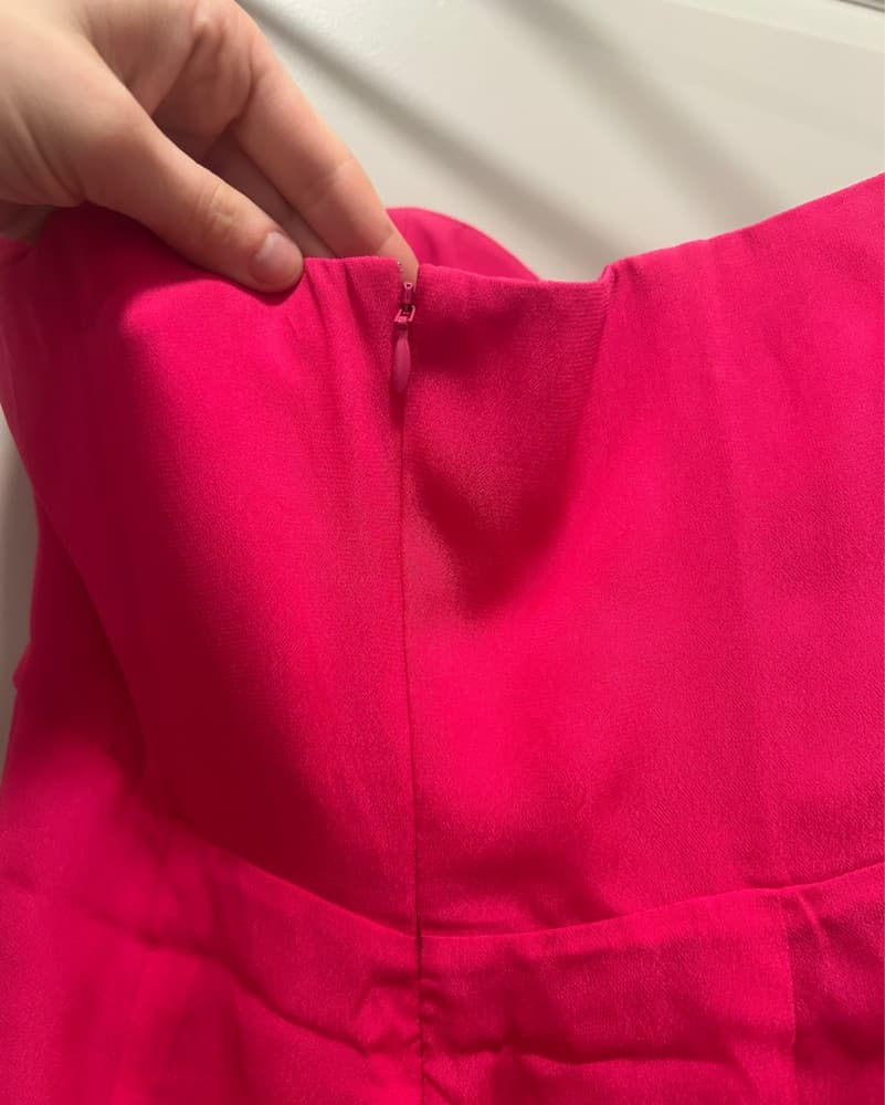 Sau Lee Hera Fuchsia Strapless Gown - Image 6