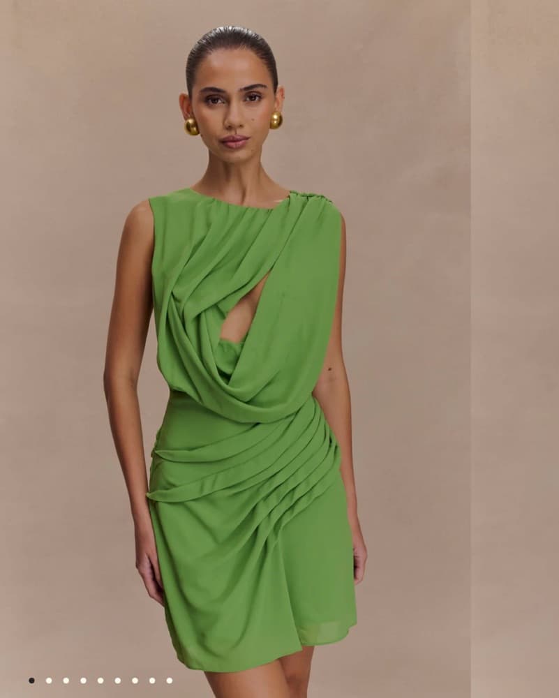 Meshki Oria Chiffon Mini Dress - Image 1