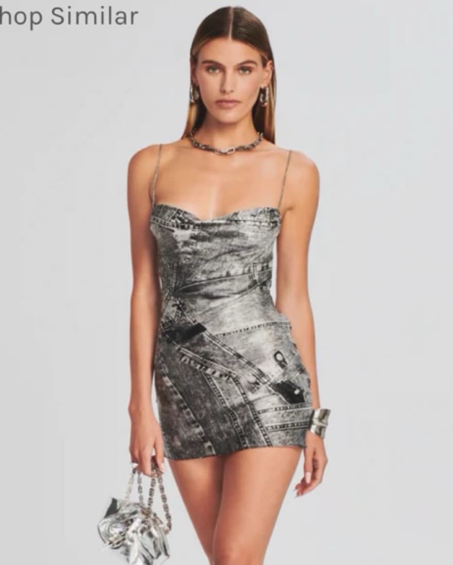 RETROFETE MINI SILK DRESS - Image 1