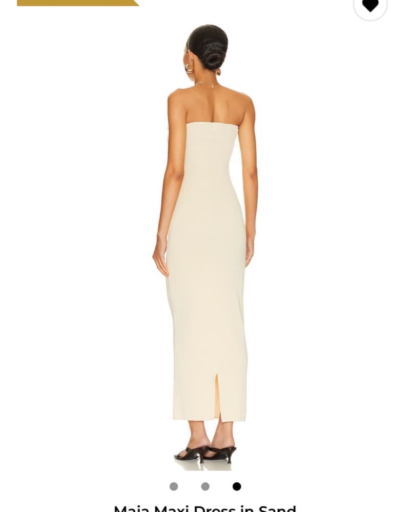 Chic Maxi Dress in Sand - Image 3