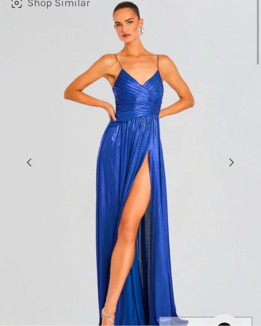 Retrofête Doss Dress In Cobalt Blue  - Image 1