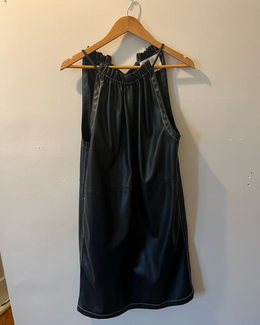 3.1 Phillip Lim Leather Dress - Image 3