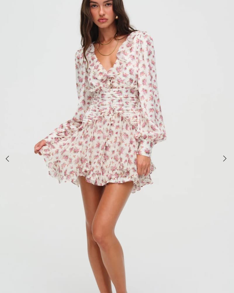 For Love & Lemons Jayleen Mini Dress - Image 4