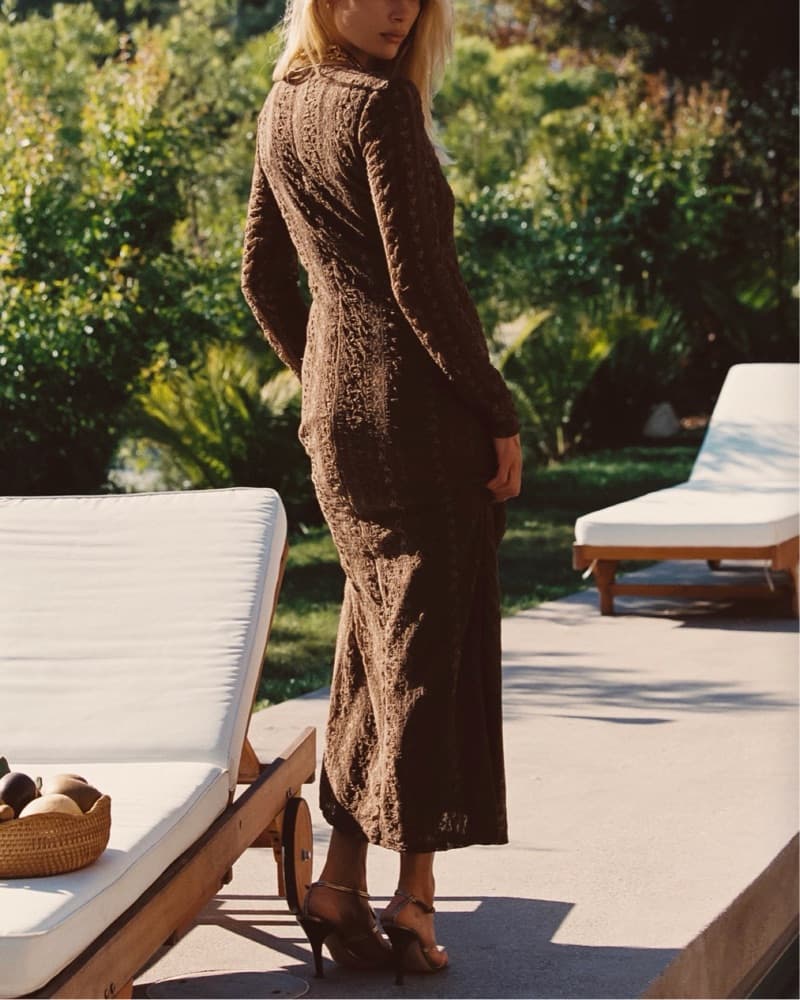 Mocha Maxi Dress - Beach Cover Up - Image 4