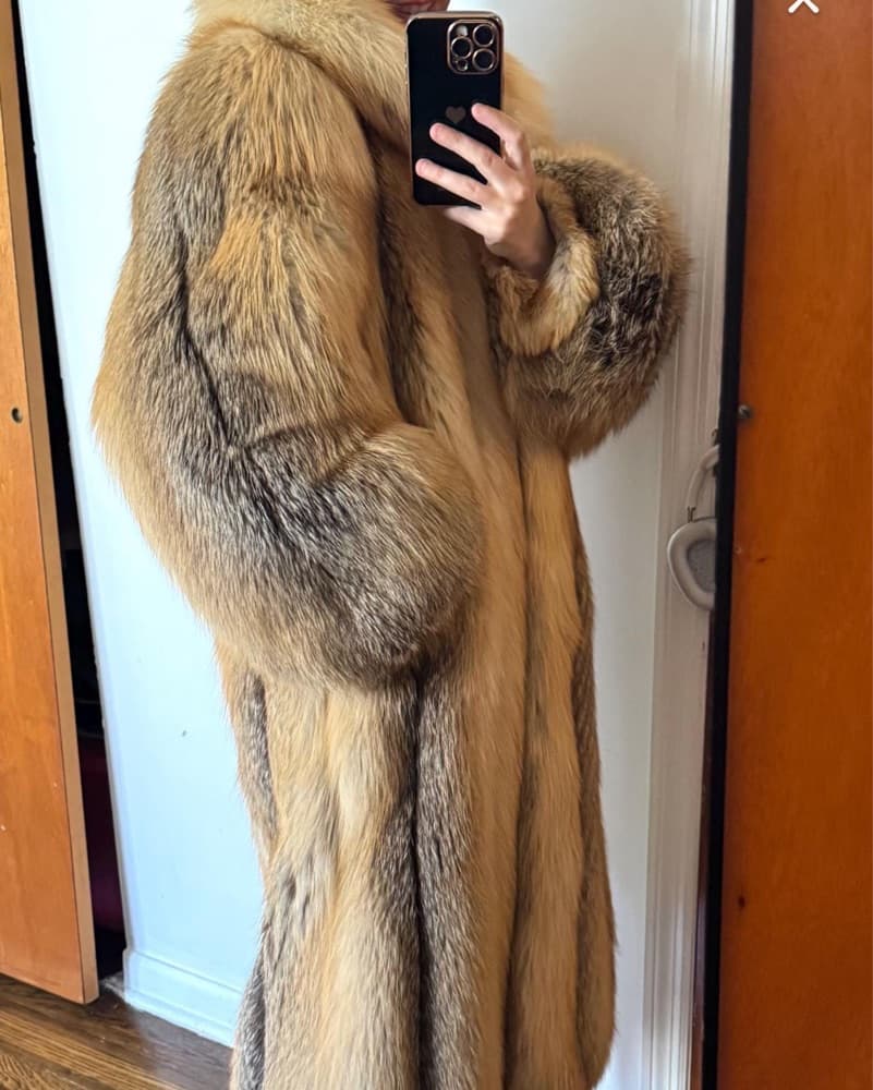 Long Fur Coat - Image 1