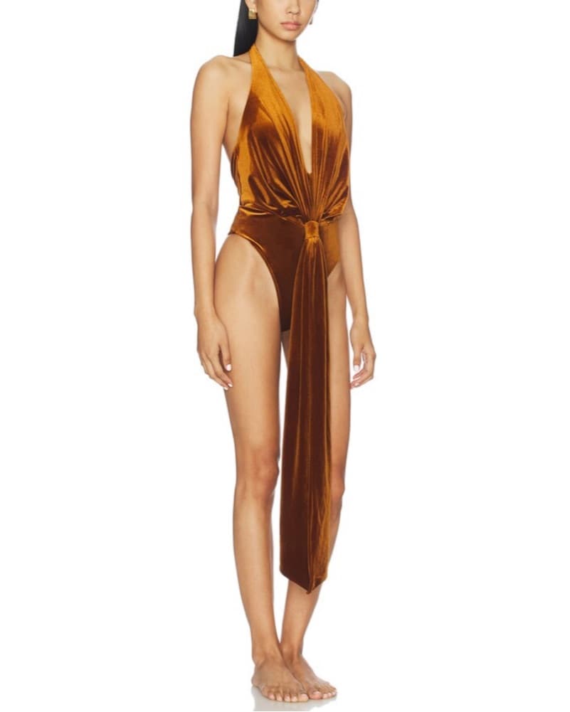 Seroya Vika Velvet Bodysuit - Image 5