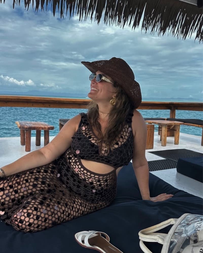 Elegant Crochet Swimwear Cover-Up - Image 2