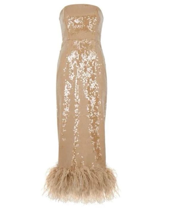 16arlington Minelli Feather-trimmed Sequ - Image 3